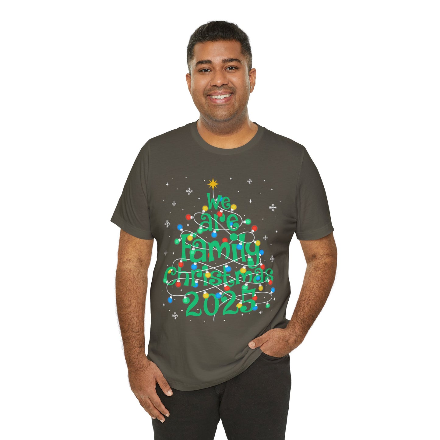 We Are Family Christmas 2025 Shirt – Matching Holiday Tree Lights Reunion Tee