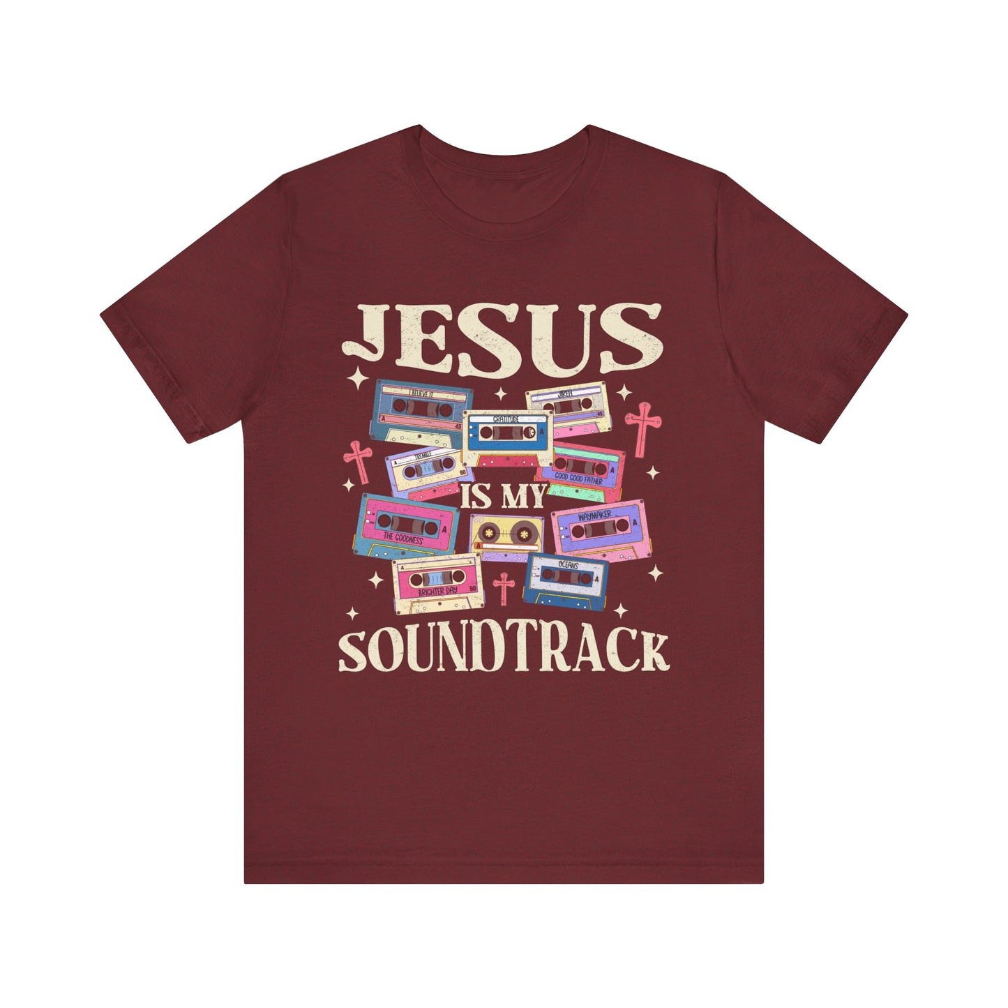 Jesus Is My Soundtrack Shirt – Christian Worship Music Faith Tee for Believers