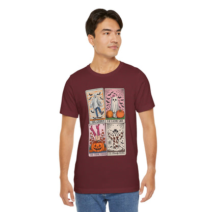 Halloween Tarot Card Ghost Shirt – The Creep, The Ghoul Girl, The Floaty Tee