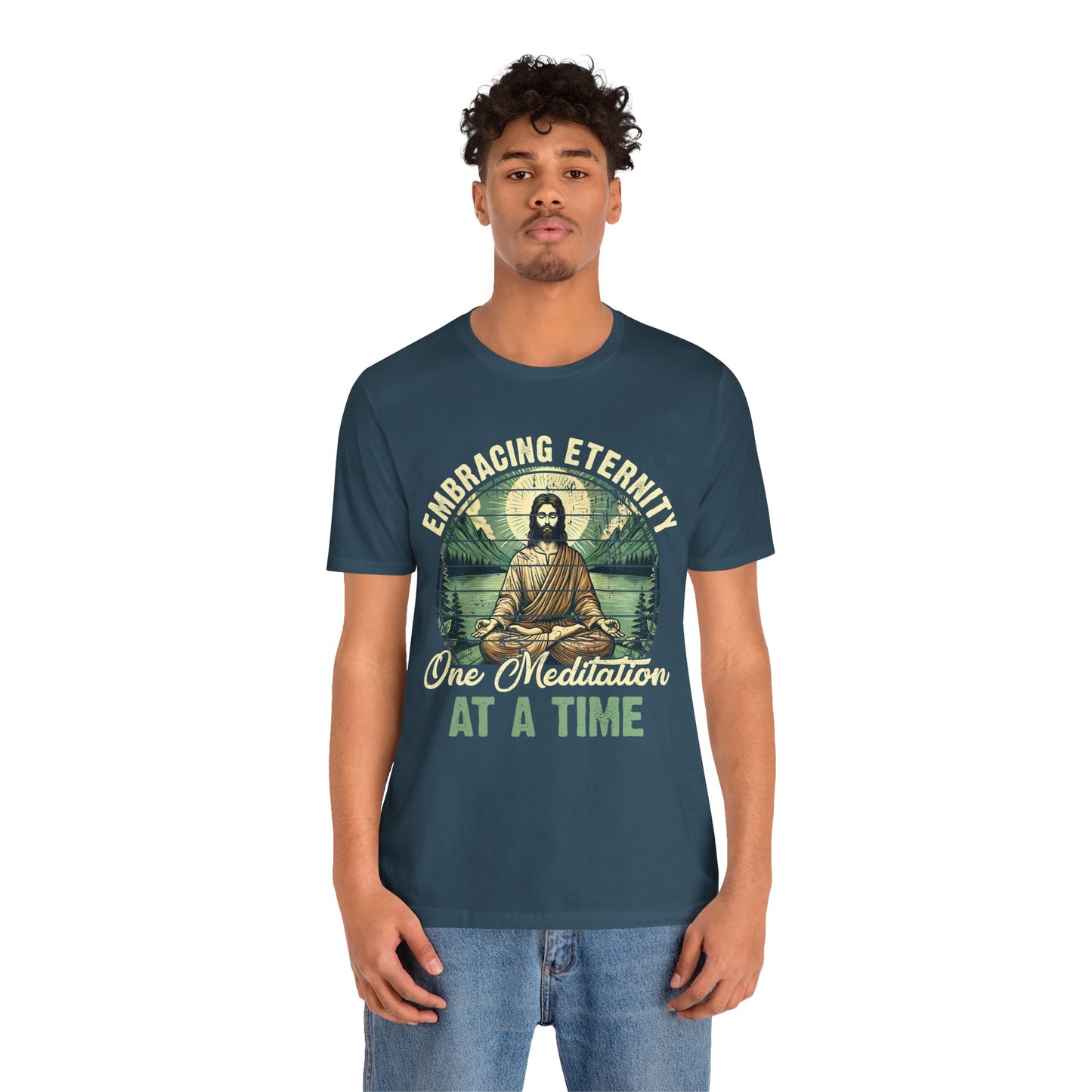 Embracing Eternity Shirt – Christian Yoga Jesus God Faith & Mindfulness Tee
