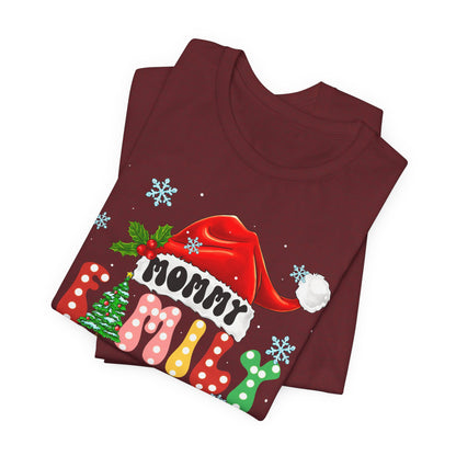 Mommy Family Christmas 2025 Shirt – Cute Matching Polka Dot Holiday Tee