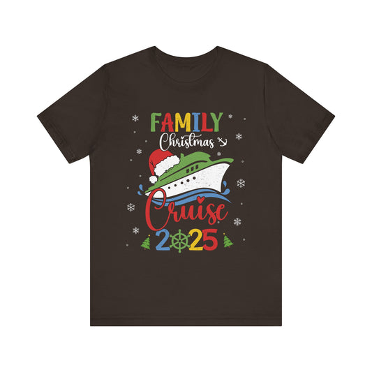 Family Christmas Cruise 2025 Shirt – Matching Cruisemas Family Vacation Tee, Holiday Boat Trip Outfit