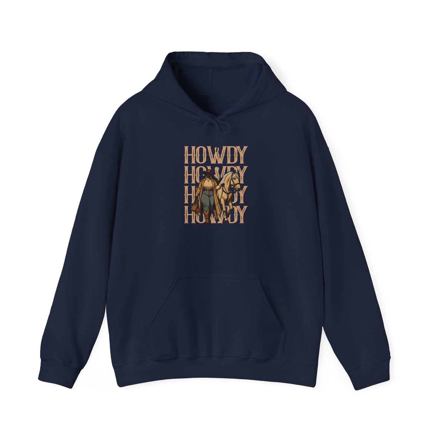 Howdy Black Cowgirl Hoodie – Country Western Rodeo Melanin Texas Pullover
