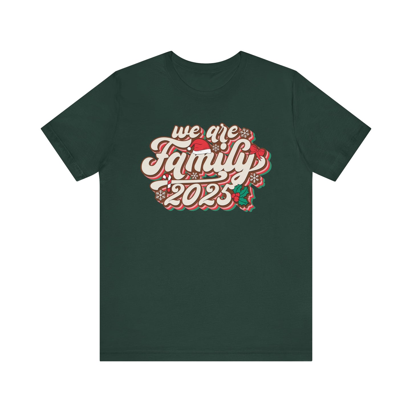 We Are Family Christmas Shirt – Retro Groovy 80s Matching Holiday Tee