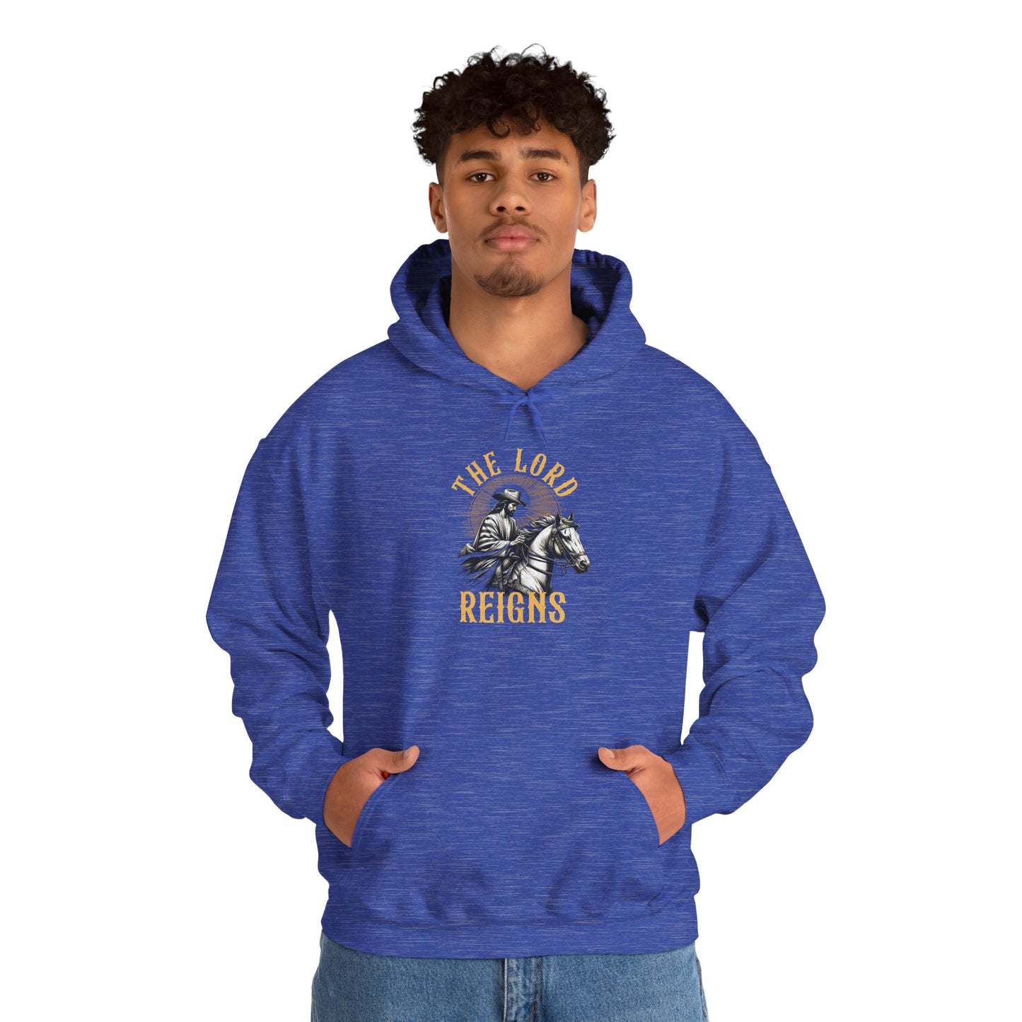 Jesus The Lord Reigns Hoodie – Country Christian Western Rodeo Pullover