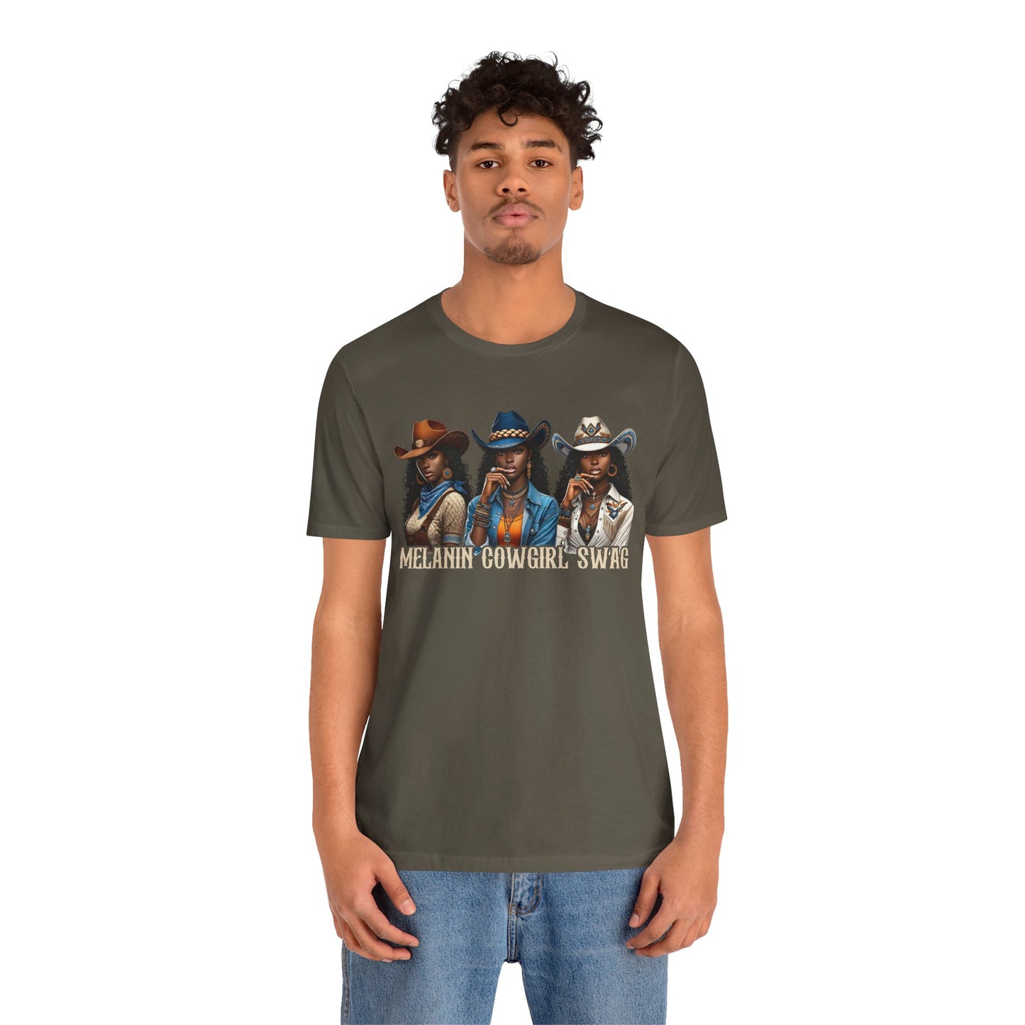 Melanin Cowgirl Swag Shirt – Black African American Western Tee