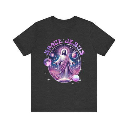 Space Jesus Galaxy Shirt – Cosmic Christian Planet Faith Graphic Unisex Tee