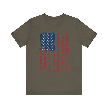 Legacy Dads Shirt – USA Flag Nehemiah 4:14 Christian Men’s Faith Tee