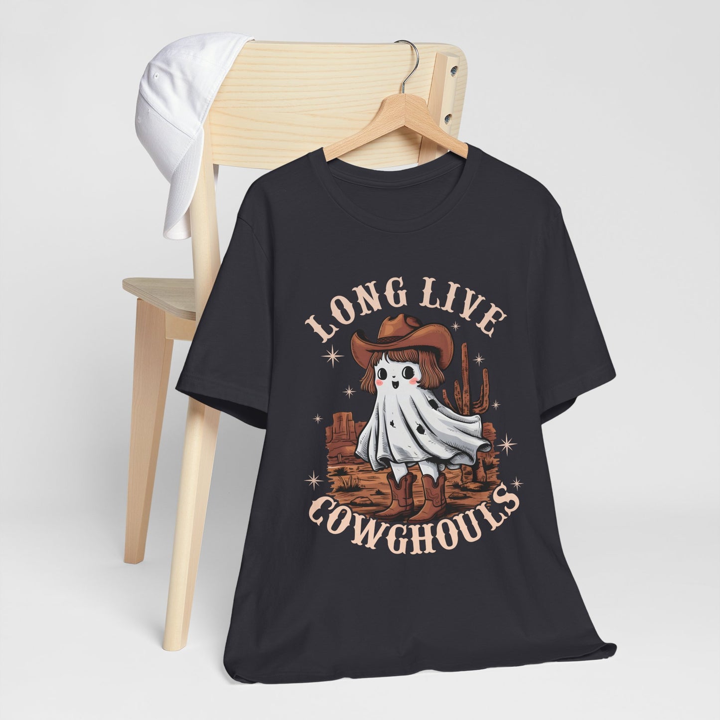 Long Live Cowghouls Shirt – Cute Western Ghost Cowgirl Halloween Tee