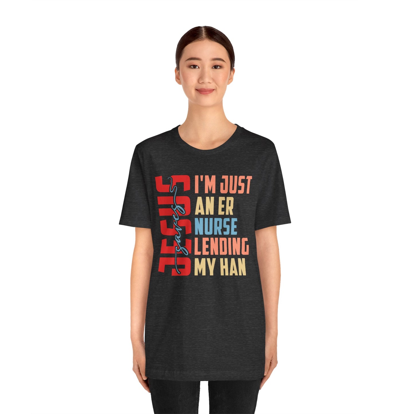Jesus Saves ER Nurse Shirt – Retro Christian Emergency Room Faith Nurse Tee