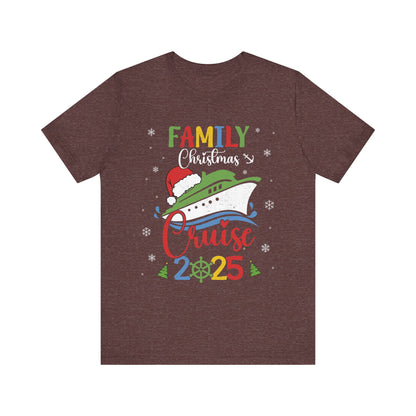Family Christmas Cruise 2025 Shirt – Matching Cruisemas Family Vacation Tee, Holiday Boat Trip Outfit