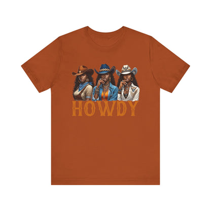 Howdy Black Cowgirl Shirt – Western Rodeo Melanin African American Tee