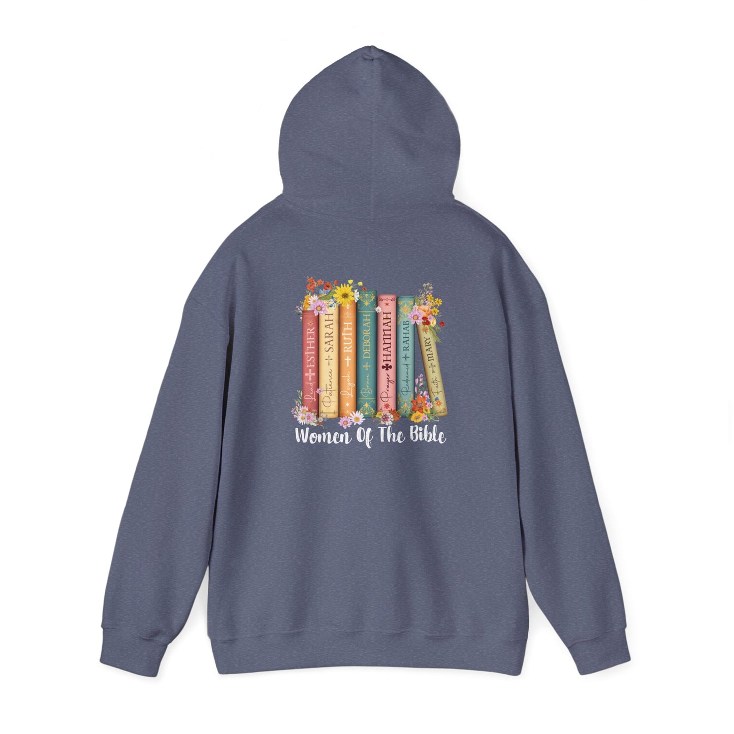 Women of the Bible Hoodie – Christian Floral Scripture Church Book Pullover