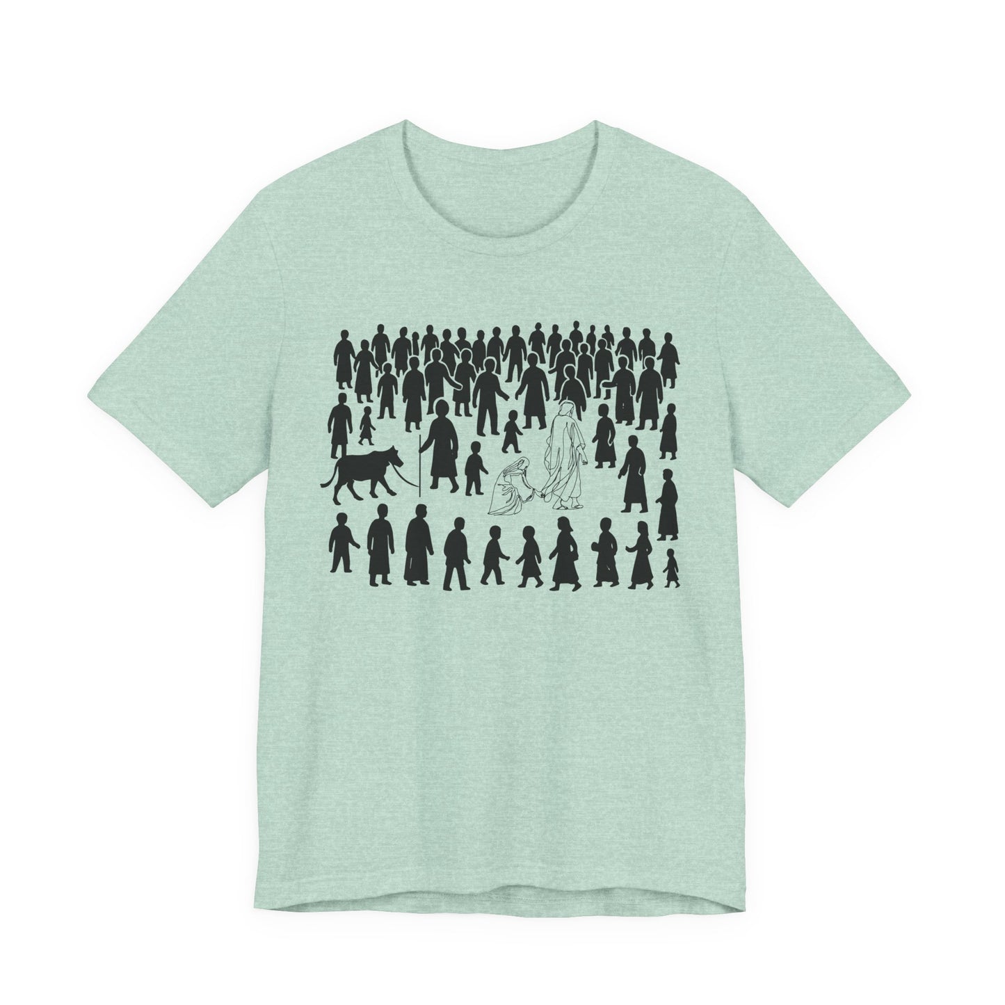 Jesus Pulling You from the Crowd Shirt – Christian Rescues Men Women Tee