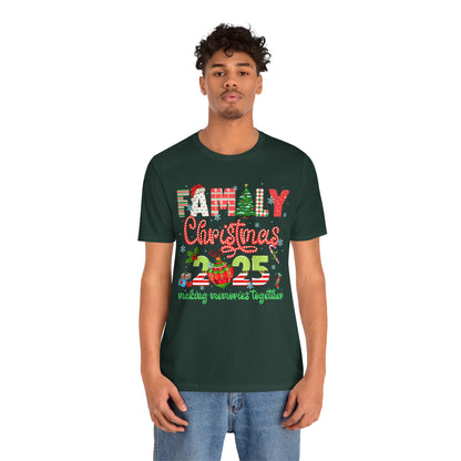 Family Christmas 2025 Matching Shirt – Festive Holiday Lights Ornament Tee