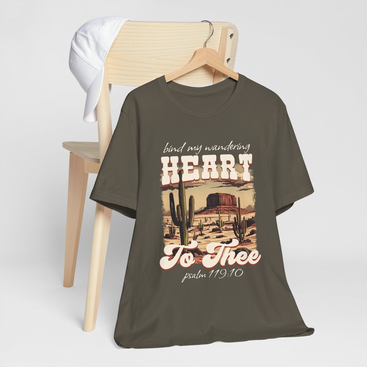 Bind My Wandering Heart to Thee Shirt – Boho Western Christian Texas Tee