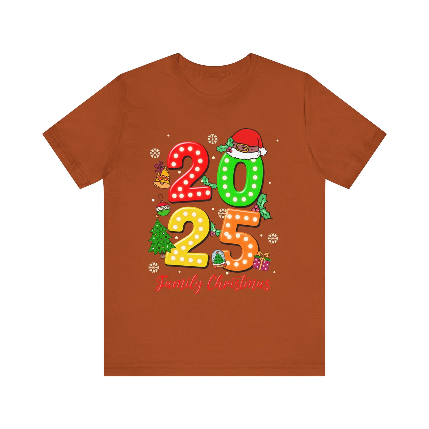 2025 Family Christmas Shirt – Cute Matching Holiday Lights Group Tee