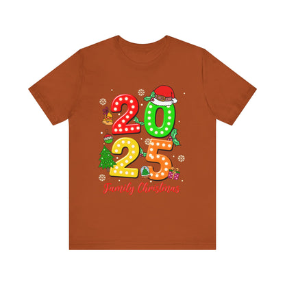 2025 Family Christmas Shirt – Cute Matching Holiday Lights Group Tee
