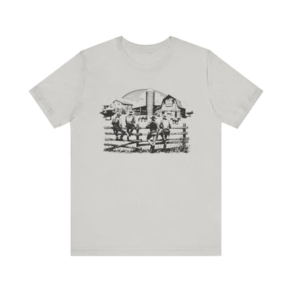 Western Cowboy Horse Racing Shirt – Texas Rodeo Country Cowgirl Tee