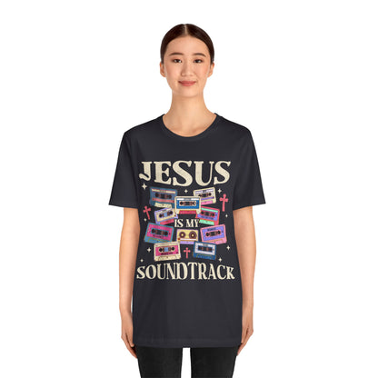Jesus Is My Soundtrack Shirt – Christian Worship Music Faith Tee for Believers