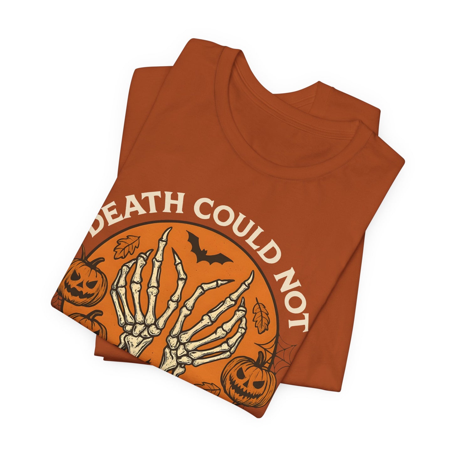 Death Could Not Hold Him Shirt – Christian Skeleton Hands Halloween Tee