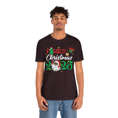 Family Christmas 2025 Shirt – Black Santa Afrocentric Matching Holiday Tee