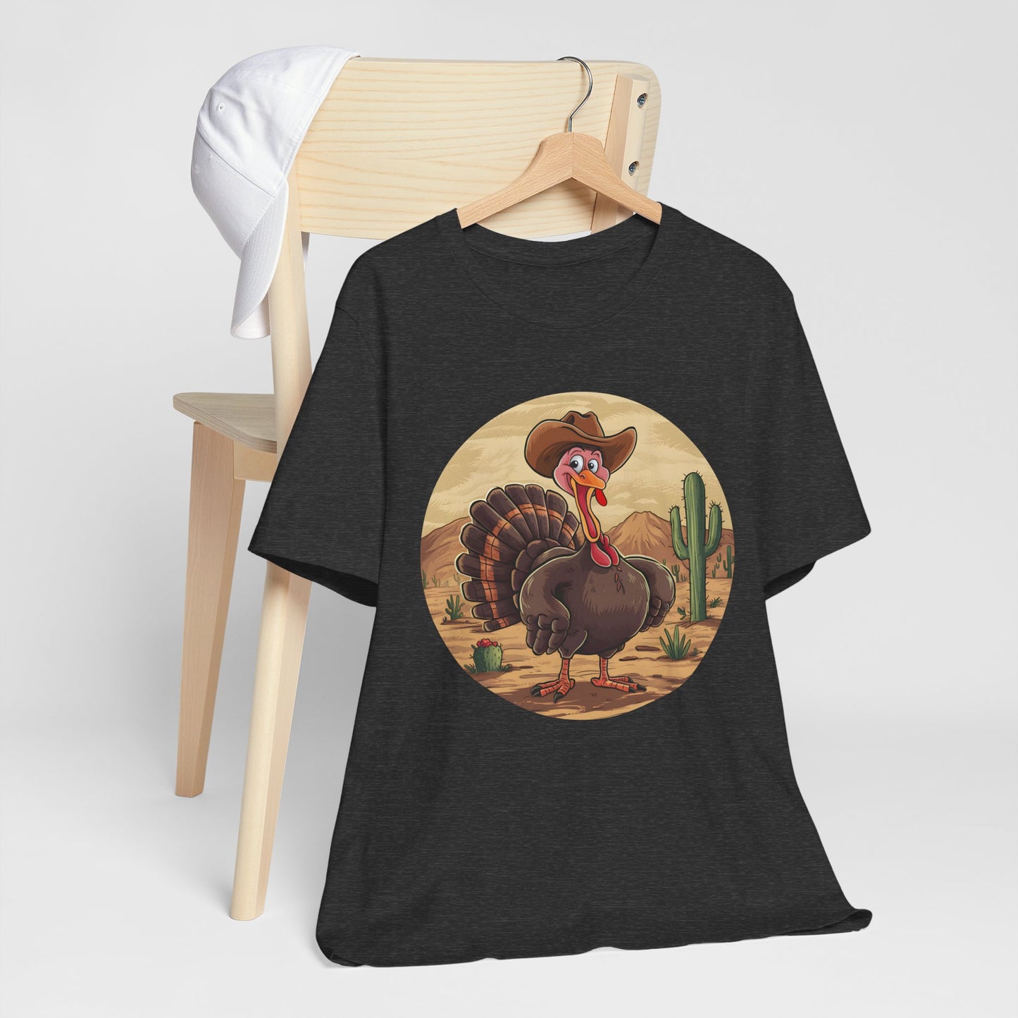 Western Thanksgiving Cowboy Turkey Shirt – Texas Desert Cowgirl Tee