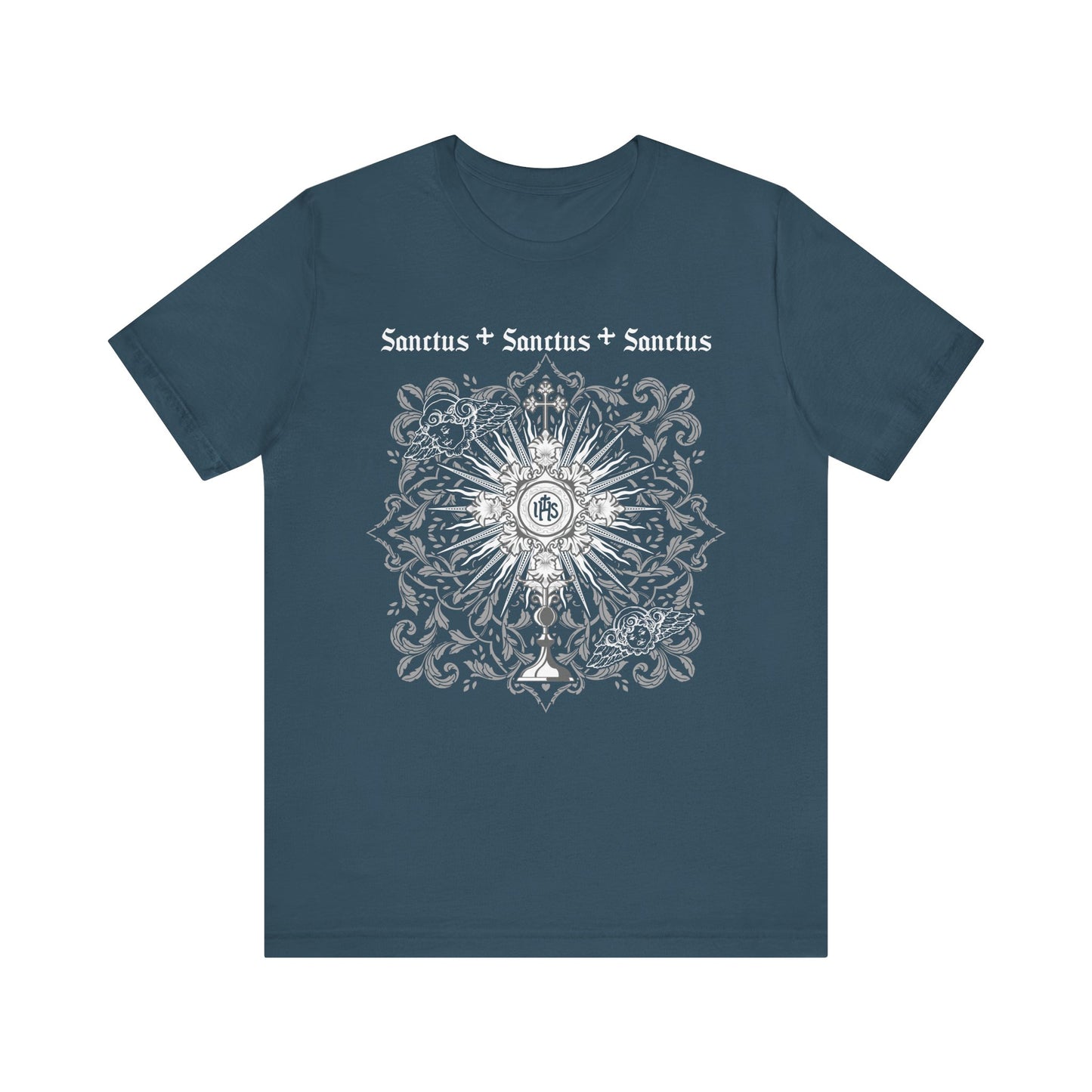 Sanctus Eucharist Shirt – Catholic Traditional Latin Mass Jesus Tee