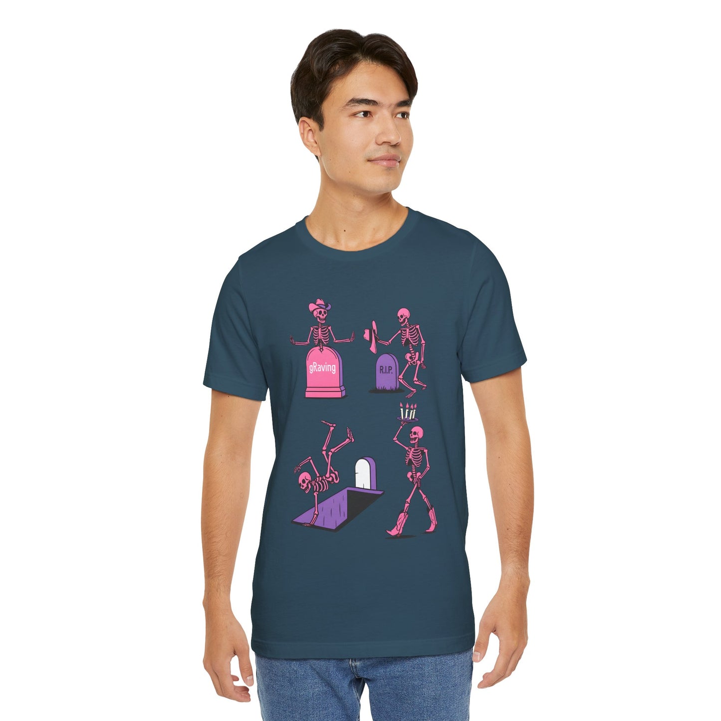 Graving Skeleton Cowgirl Shirt – Funny Western Halloween Rodeo Tee