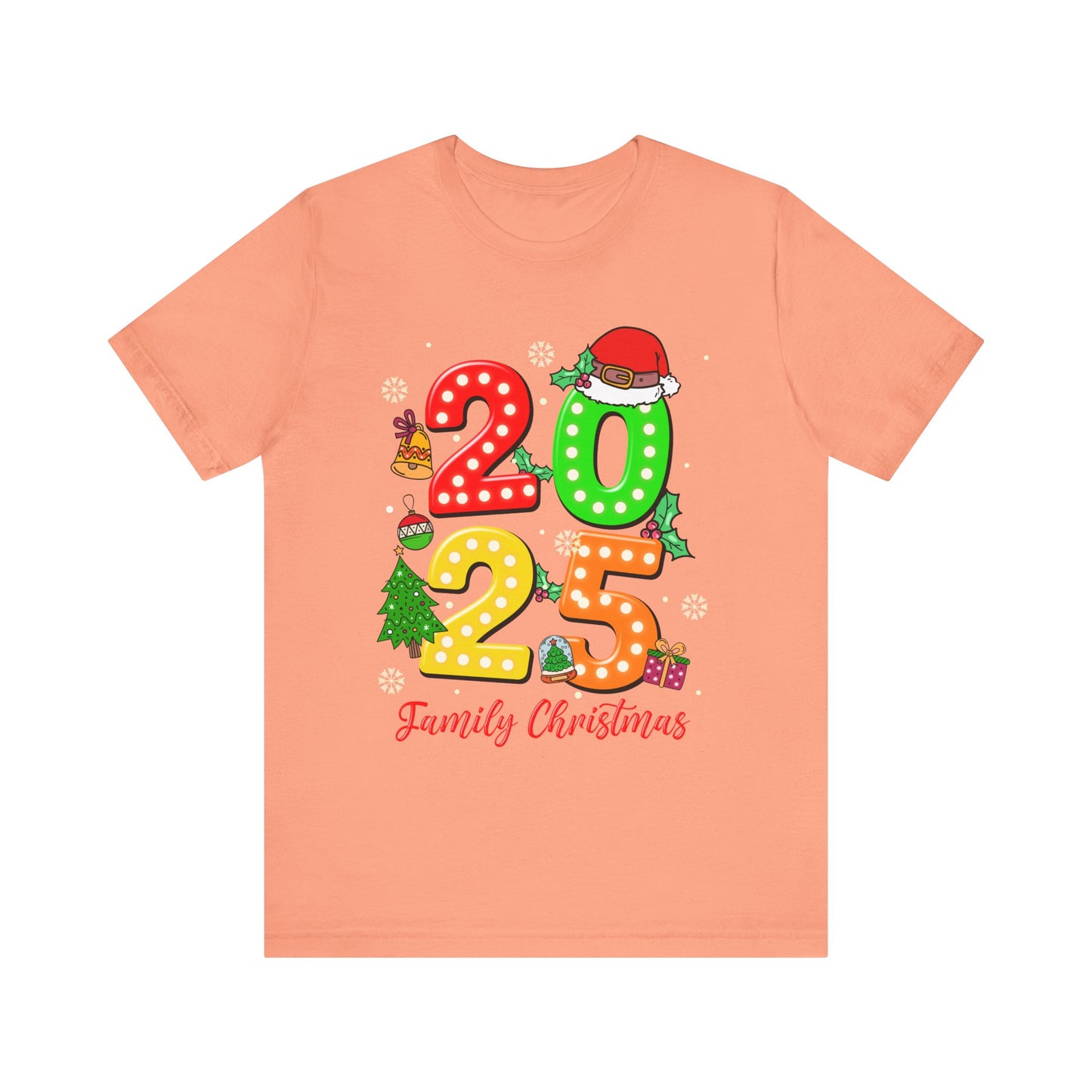 2025 Family Christmas Shirt – Cute Matching Holiday Lights Group Tee