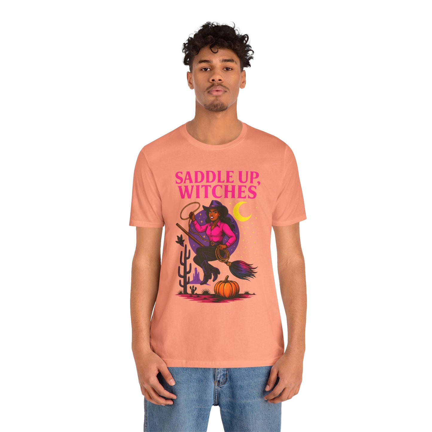 Saddle Up Witches Shirt – Black Cowgirl Western Halloween Tee