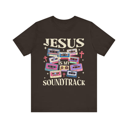 Jesus Is My Soundtrack Shirt – Christian Worship Music Faith Tee for Believers