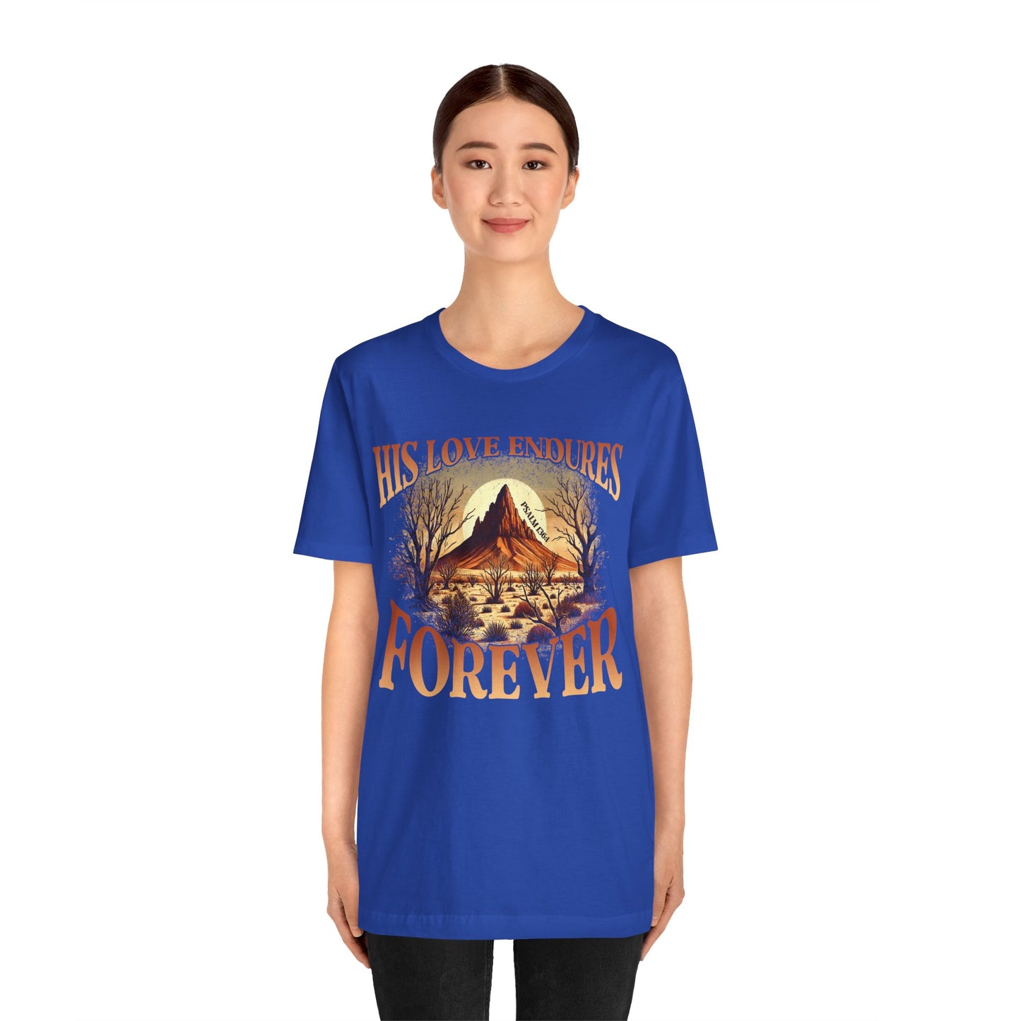 His Love Endures Forever Shirt – Christian Boho Western Rodeo Tee