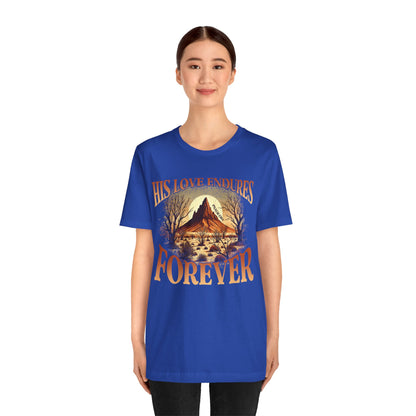 His Love Endures Forever Shirt – Christian Boho Western Rodeo Tee