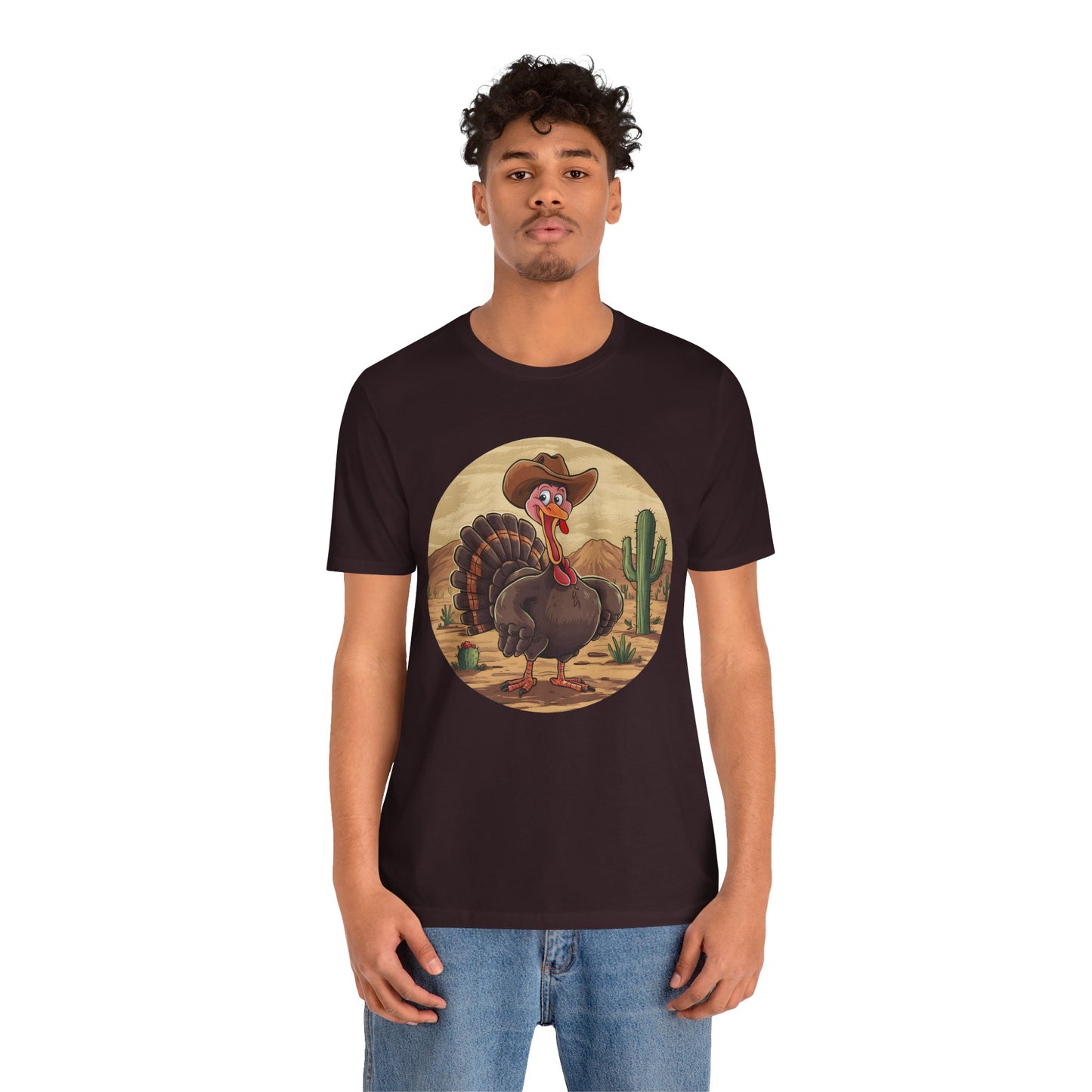 Western Thanksgiving Cowboy Turkey Shirt – Texas Desert Cowgirl Tee