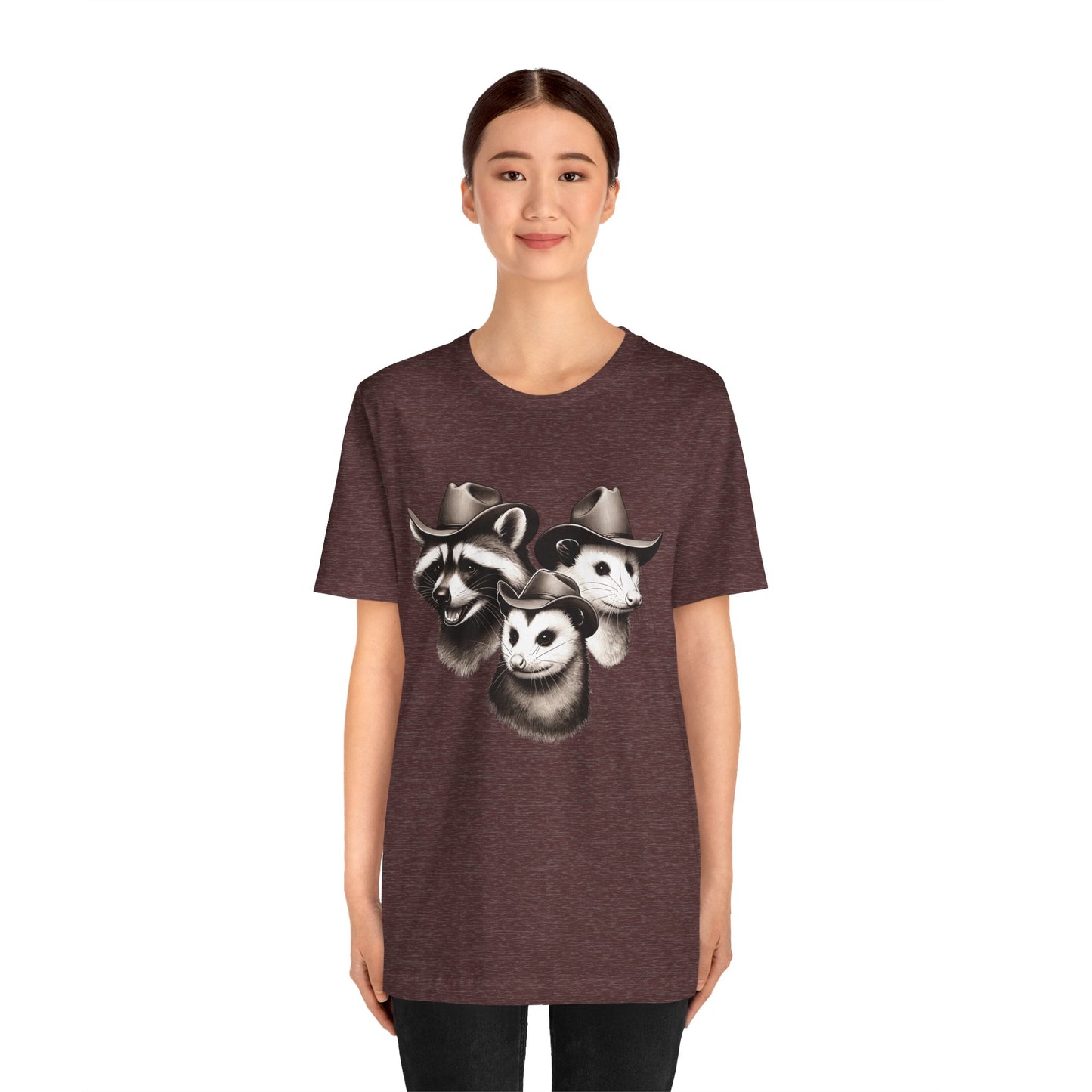 Cowboy Trash Trio Shirt – Opossum Raccoon Western Rodeo Funny Tee