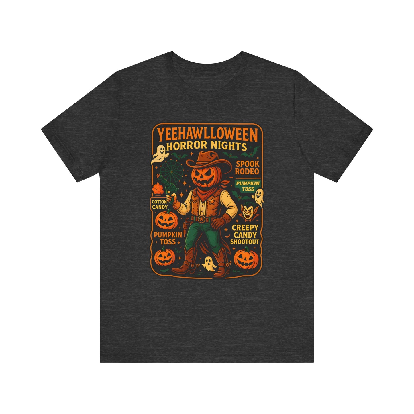 Yeehawlloween Shirt – Western Rodeo Halloween Carnival Cowgirl Cowboy Tee
