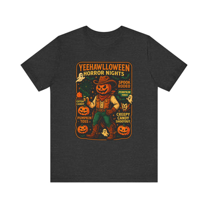 Yeehawlloween Shirt – Western Rodeo Halloween Carnival Cowgirl Cowboy Tee