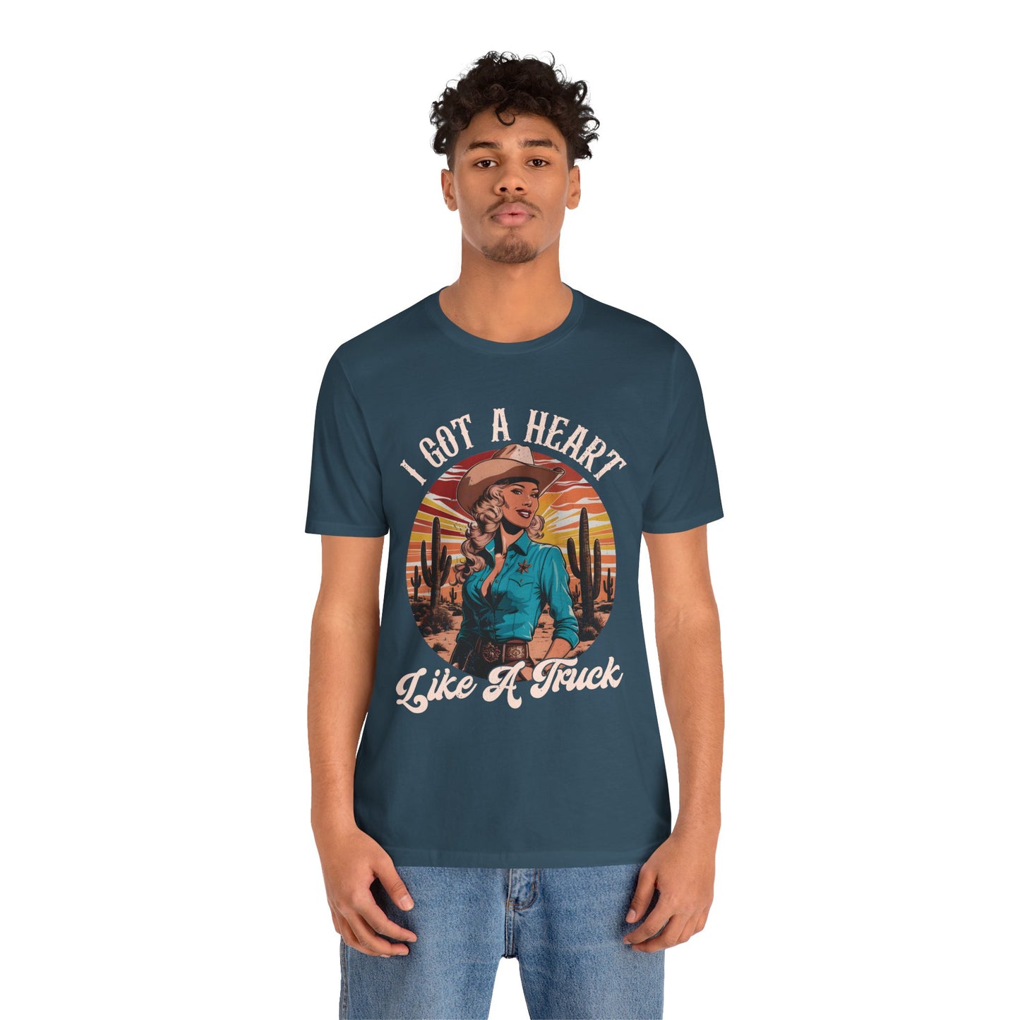 Heart Like A Truck Shirt – Christian Cowgirl Desert Western Rodeo Tee