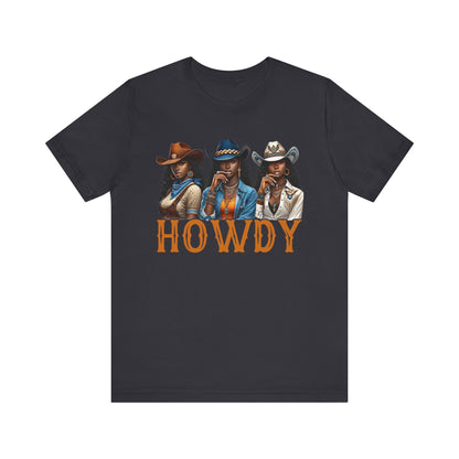 Howdy Black Cowgirl Shirt – Western Rodeo Melanin African American Tee