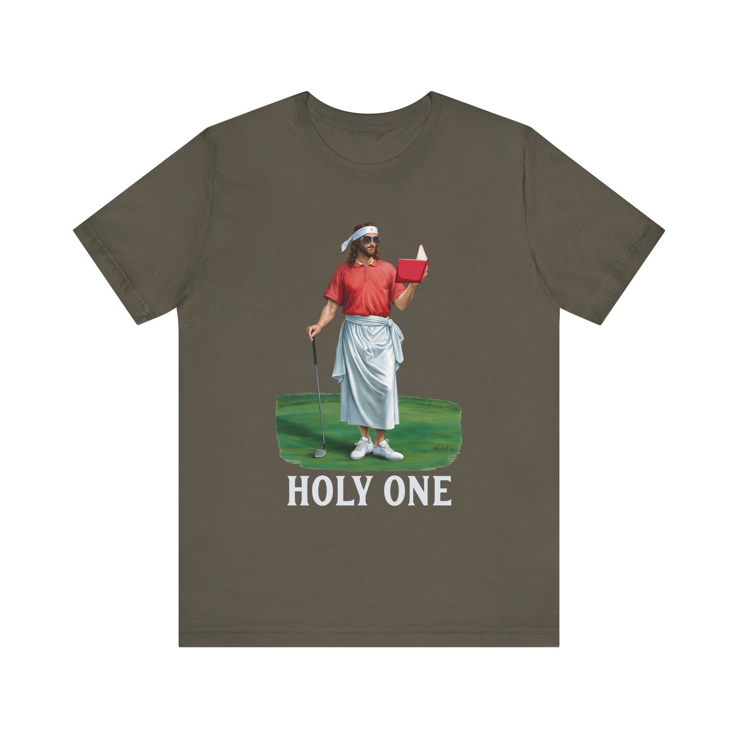 Jesus Golf Holy One Shirt – Funny Christian Faith & Sports Graphic Tee for Golfers