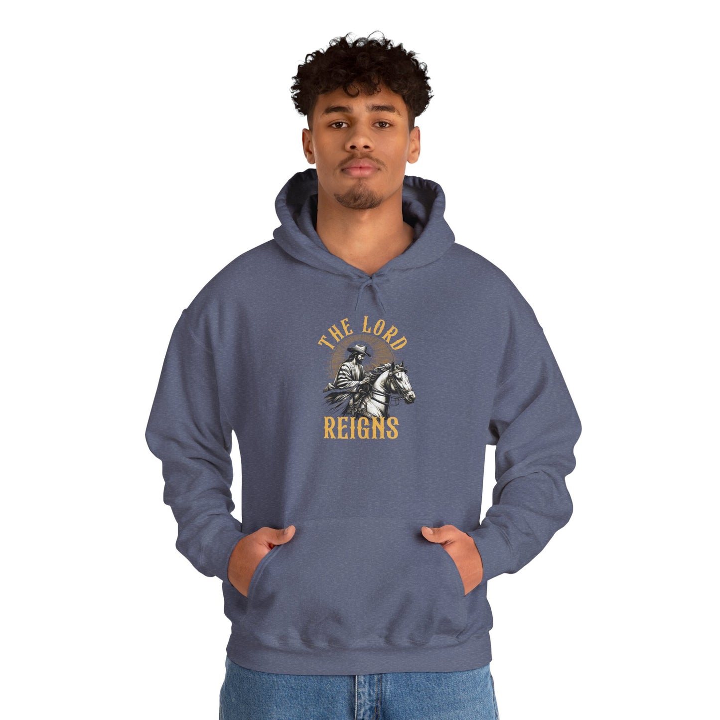 Jesus The Lord Reigns Hoodie – Country Christian Western Rodeo Pullover