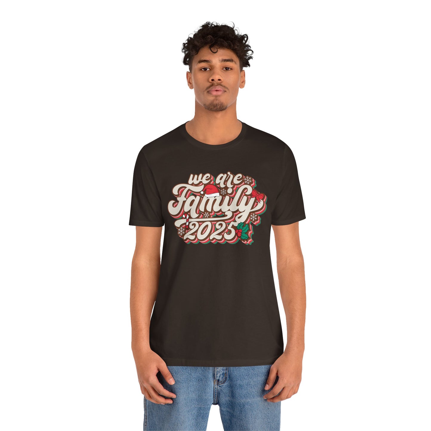 We Are Family Christmas Shirt – Retro Groovy 80s Matching Holiday Tee