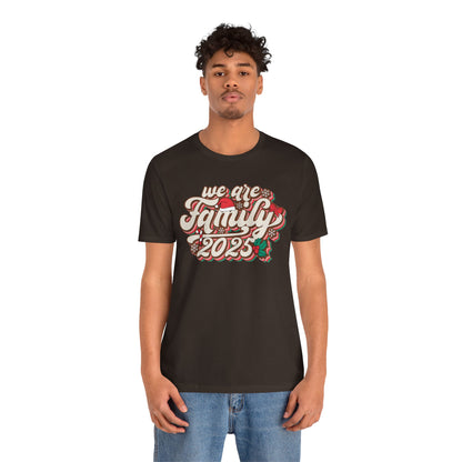 We Are Family Christmas Shirt – Retro Groovy 80s Matching Holiday Tee