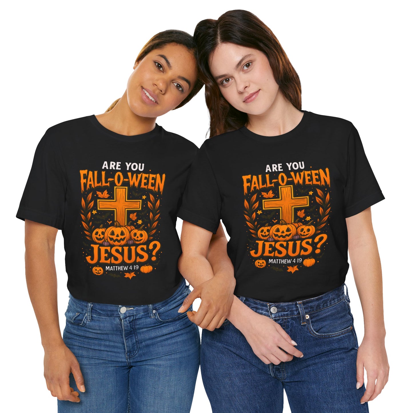 Are You Fall O Ween Shirt – Jesus Christian Pumpkin Cross Halloween Tee