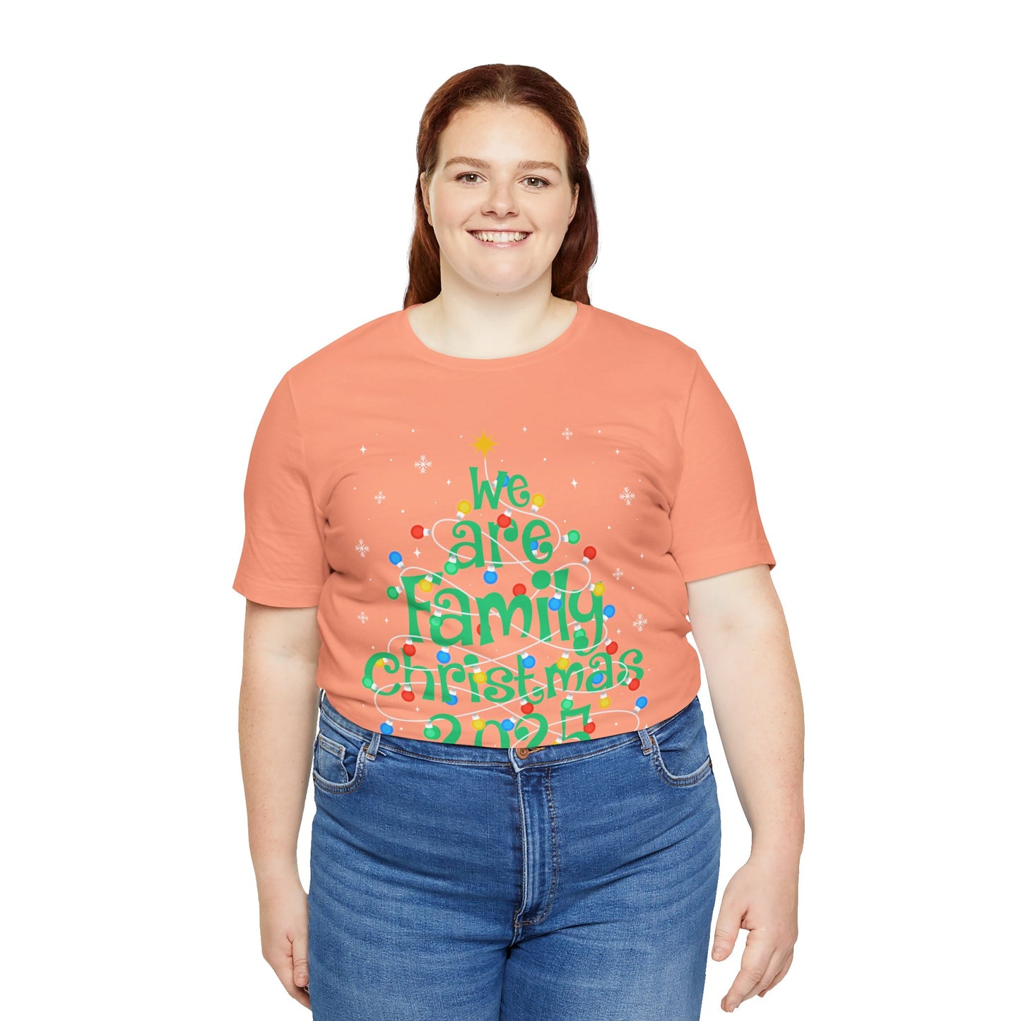 We Are Family Christmas 2025 Shirt – Matching Holiday Tree Lights Reunion Tee