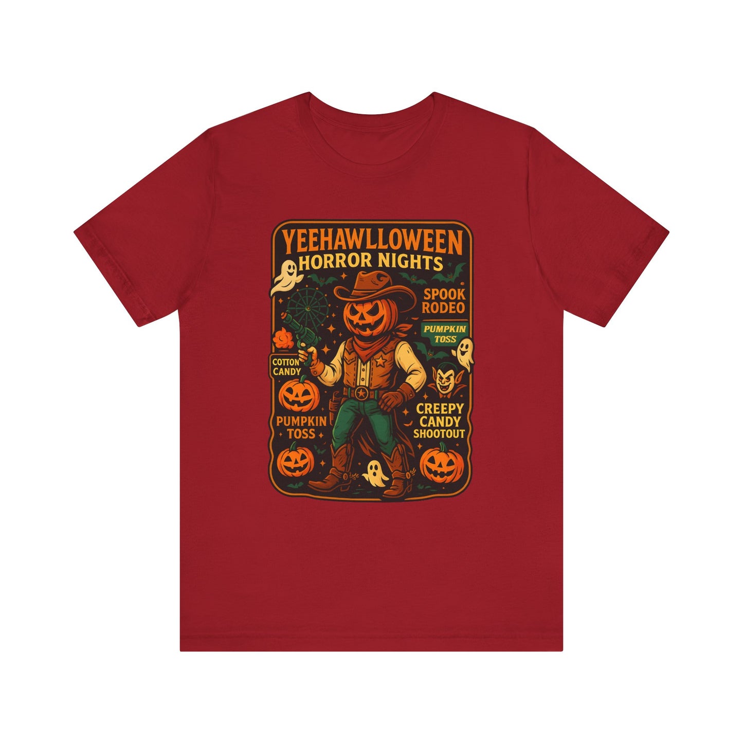 Yeehawlloween Shirt – Western Rodeo Halloween Carnival Cowgirl Cowboy Tee