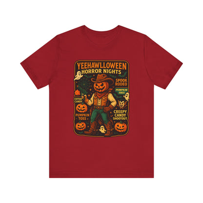 Yeehawlloween Shirt – Western Rodeo Halloween Carnival Cowgirl Cowboy Tee