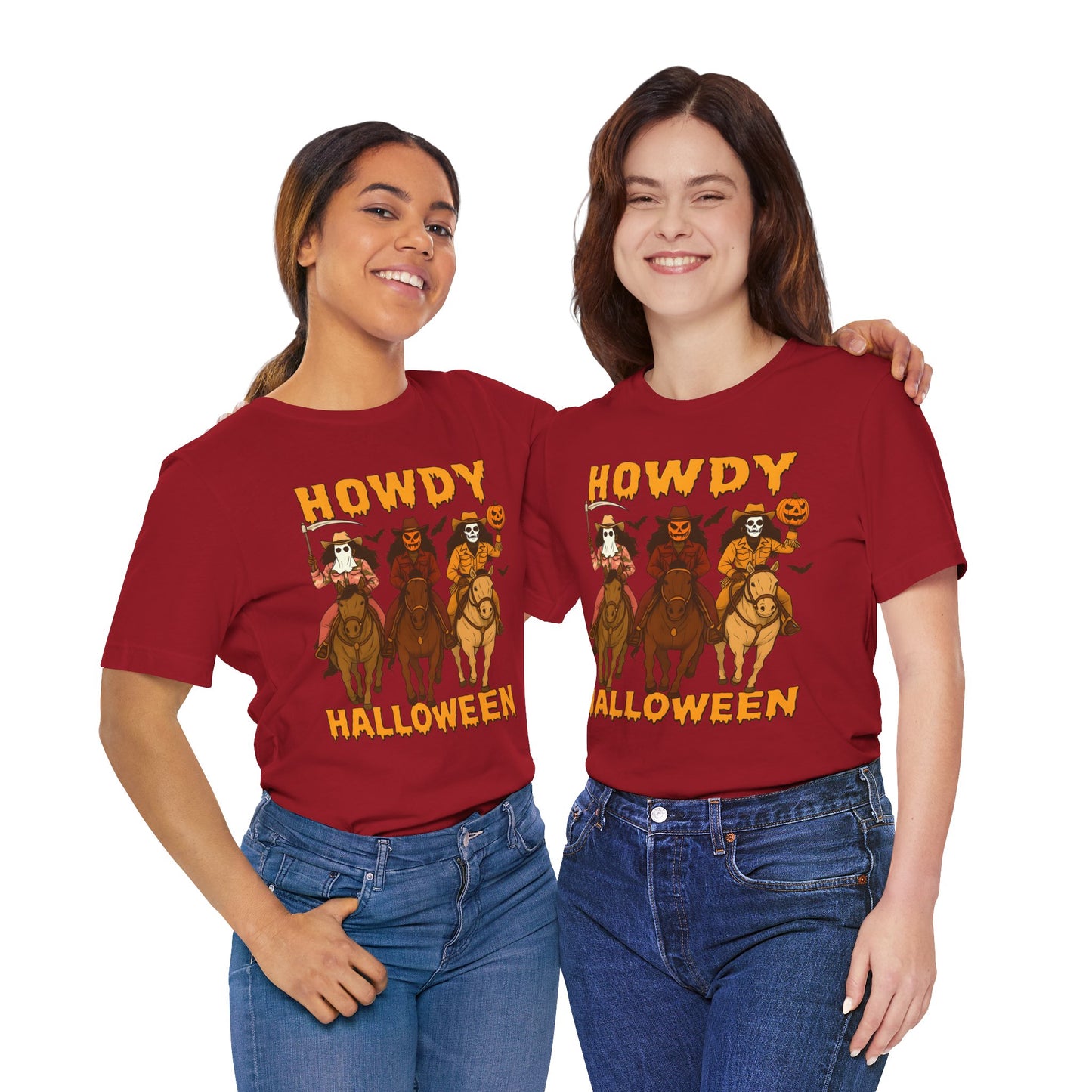 Howdy Halloween Shirt – Spooky Western Skeleton Cowboy Riders Tee, Funny Rodeo Fall Outfit
