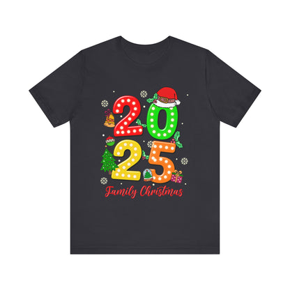 2025 Family Christmas Shirt – Cute Matching Holiday Lights Group Tee